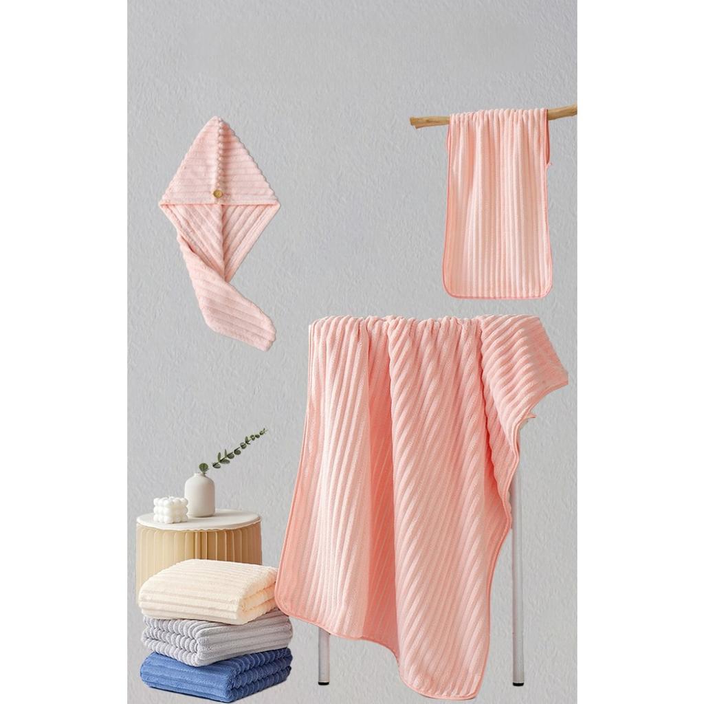 Coral Fleece Bath Towel, Thickened and Enlarged 90 * 170, Covering The Body. Adult Quick Drying and Absorbent Swimming Gift Bath Towel