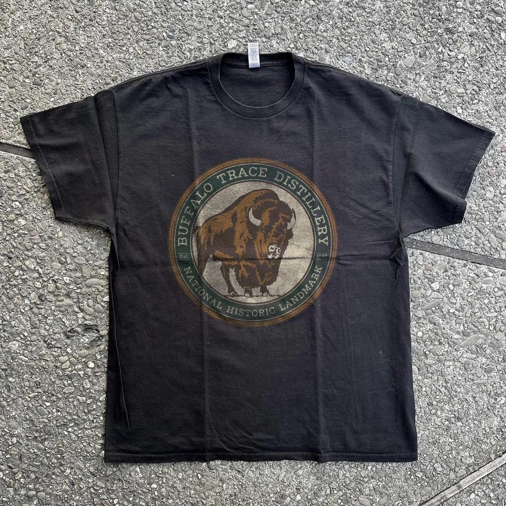 Buffalo Trace Distillery Whiskey Vintage Style Unisex TShirt Size S5XL Unisex T-Shirt M
