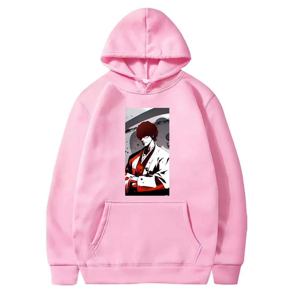 Harajuku Anime Manga BLEACH Kurosaki Ichigo Graphic Printed Hooded Men Women Classic Hoodies Oversized Pullover Male Sweatshirt