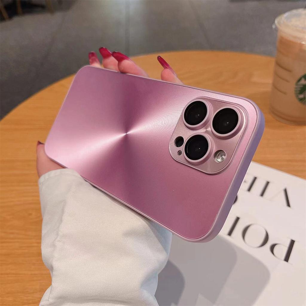 For IPhone 16 Pro Aurora Colorful CD Pattern for Apple 15 Phone Case 13/14 with Lens Film Protective Cover