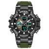 SMAEL Electronic Watch 8027 Colorful Alloy Watch Men's Outdoor Sports Waterproof Multi functional
