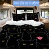 Multiple Small Black Cats Pattern Bedding,Quilt Set Quilt Cover Pillowcase Home Birthday Gift (1*duvet Cover+2*pillowcase,without core)ZSJT0917170