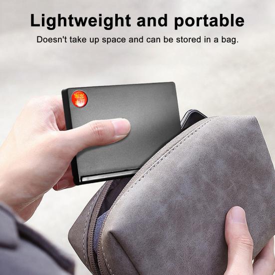 Reusable Stamp Pad Portable Ink Pad with Quick-Drying Ink Works with Rubber Metal And Wood Stamps Felt Pad for Office And Crafting