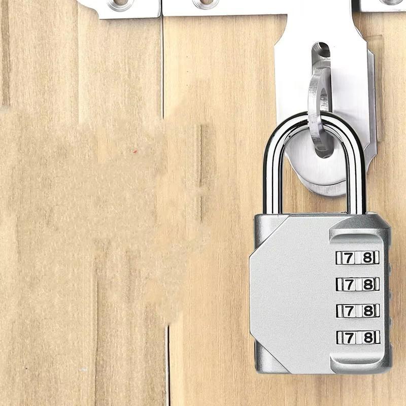 Κλειδαριά με Κωδικό 4 Ψηφίων Κλειδαριές με Κωδικό Κράμα Ψευδαργύρου Αδιάβροχη Κλειδαριά Εξωτερικού Μηχανική Κλειδαριά Για Σχολικό Γυμναστήριο Ντουλάπι/Μάνταλο Φράχτη Ασφαλής