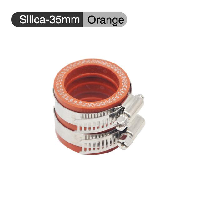 35mm 40 Mm 45mm High Pressure Silicone Motorcycle Carburetor Intake Air Filter Interface Adapter for PE PWK PWM FCR Carburetor