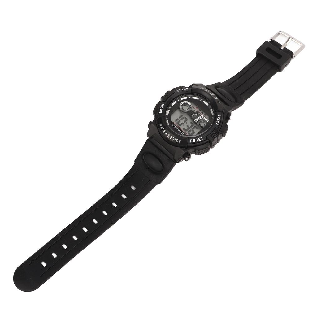 Herren Elektronische Uhr WR50M Wasserdicht Multifunktionale Digitale Sportuhr mit Leuchtlicht Alarm zum Schwimmen