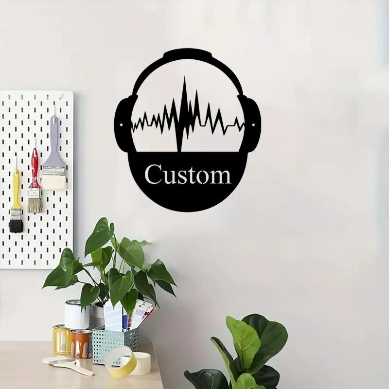 Unique Custom Gamer Name Sign - Personalized Wood & Metal Decor for Nursery & Every Occasion