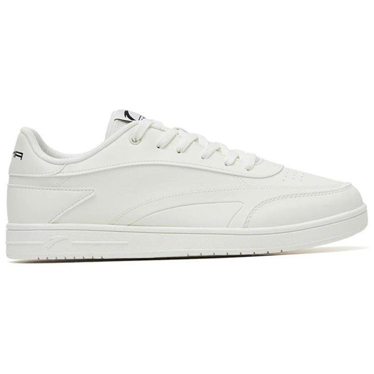 New Anta Slip Resistant, Abrasion Resistant, Lightweight Low Top Skateboard Shoes Men's White 912358031-1