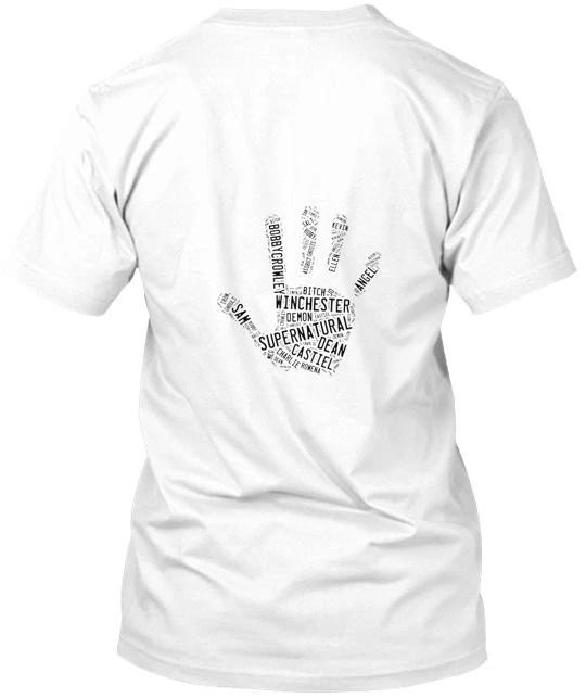 

Castiel S Handprint T shirt Made in the USA Size to 5XL XL
