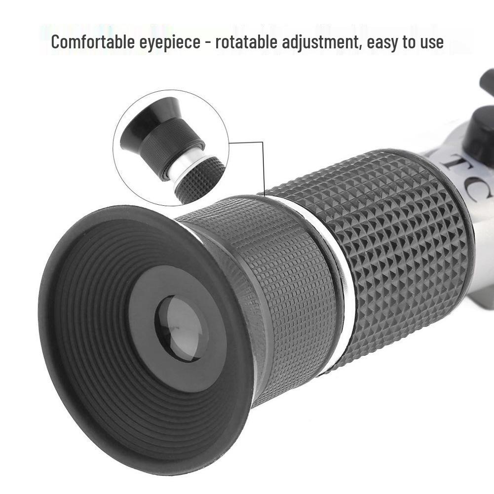 Portable Handheld Honey Brix & Baumé Refractometer (58-90 Brix) Sugar Meter