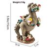 Dinosaur Statue Garden Decoration Mini Resin Gnome Figurines Sculptures Patio Lawn Yard Animal Statue Desk Easter Ornaments