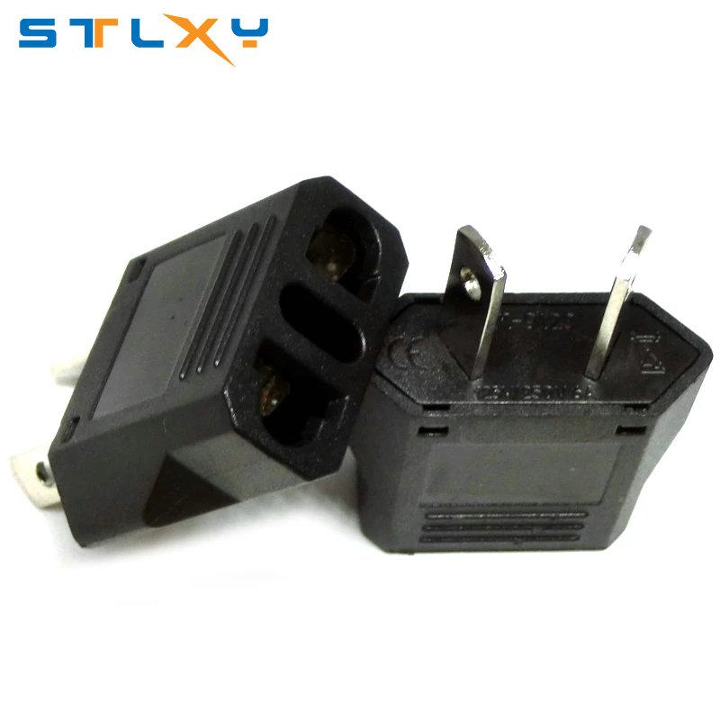 AC 0-250V New Arrival Universal European EURO EU To US USA Travel Plug Adapter Converter Power Plug Adaptor Outlet Converter