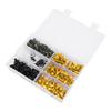 198PcsSet Windscreen Fairing Screws M5 M6 Bolts Kit Motorcycle AccessoryGolden