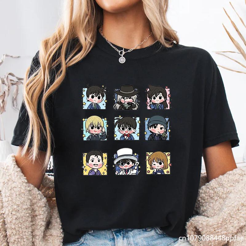 Women's new anime Harajuku printed T-shirt personalized women's casual T-shirt cartoon pattern T-shirt