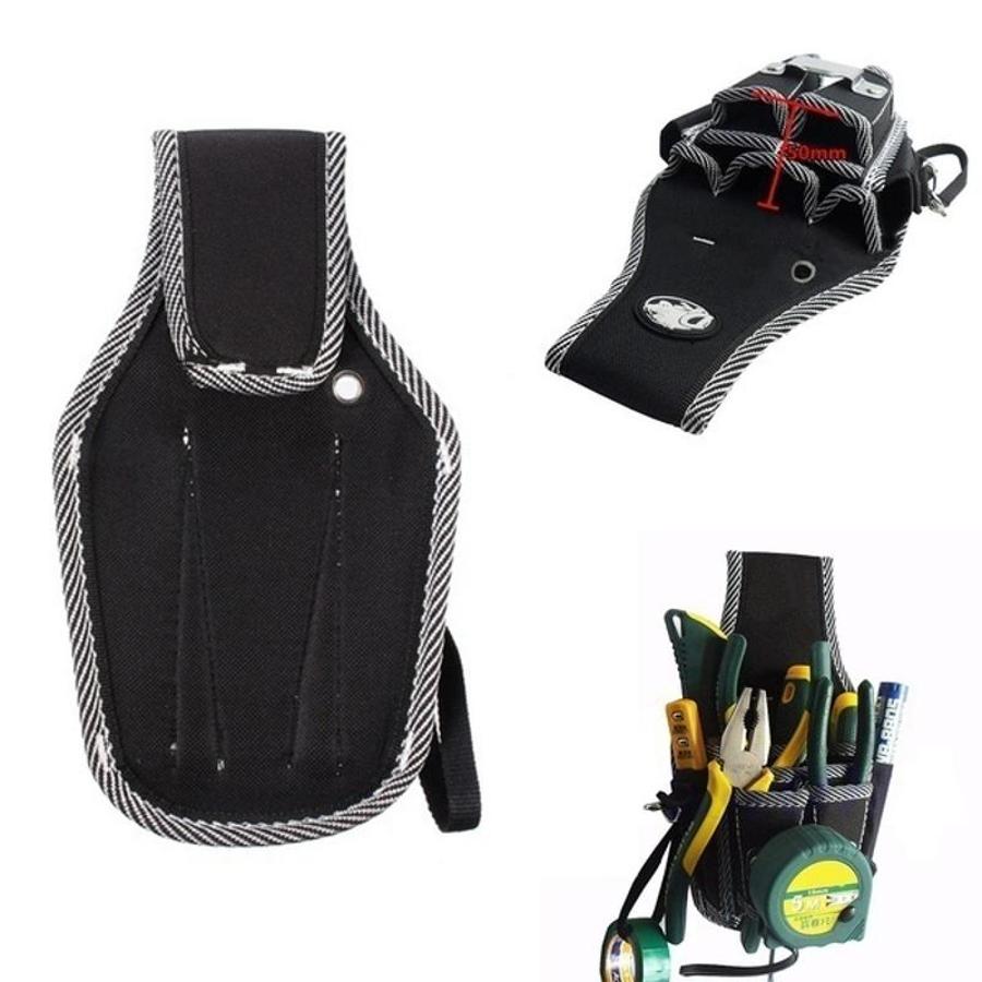 1 Pcs Electrician Waist Tool Belt Bag Portable Screwdriver Pocket Pouch Multifunctional Utility Hardware Tools Storage Holder