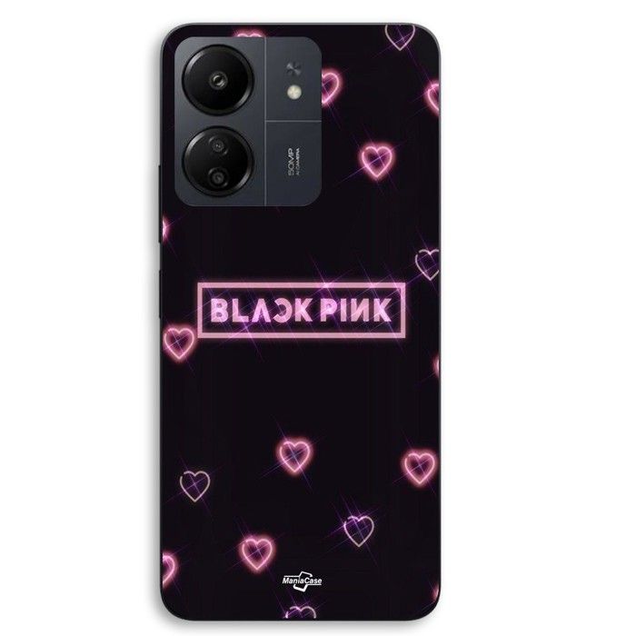 Coque Pour Xiaomi Redmi 13C 4g Blackpink coeur rose Maniacase