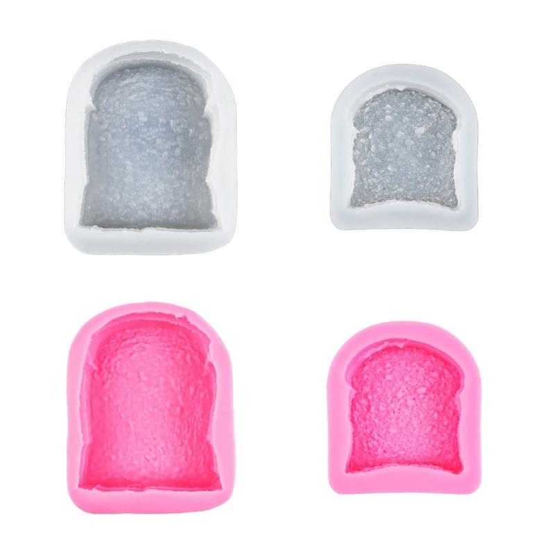 

Sliced Toast Bread Fondant Chocolate Mould Cake Decorating Baking Tool Handmade Soaps Silicone Mold Easy to Clean