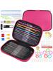 100pcs/Set Sewing Crochet Hook Set & Storage Bag Sewing Needle Tape Measure Thimble Pearl Needle Handmade DIY Sewing Accessories