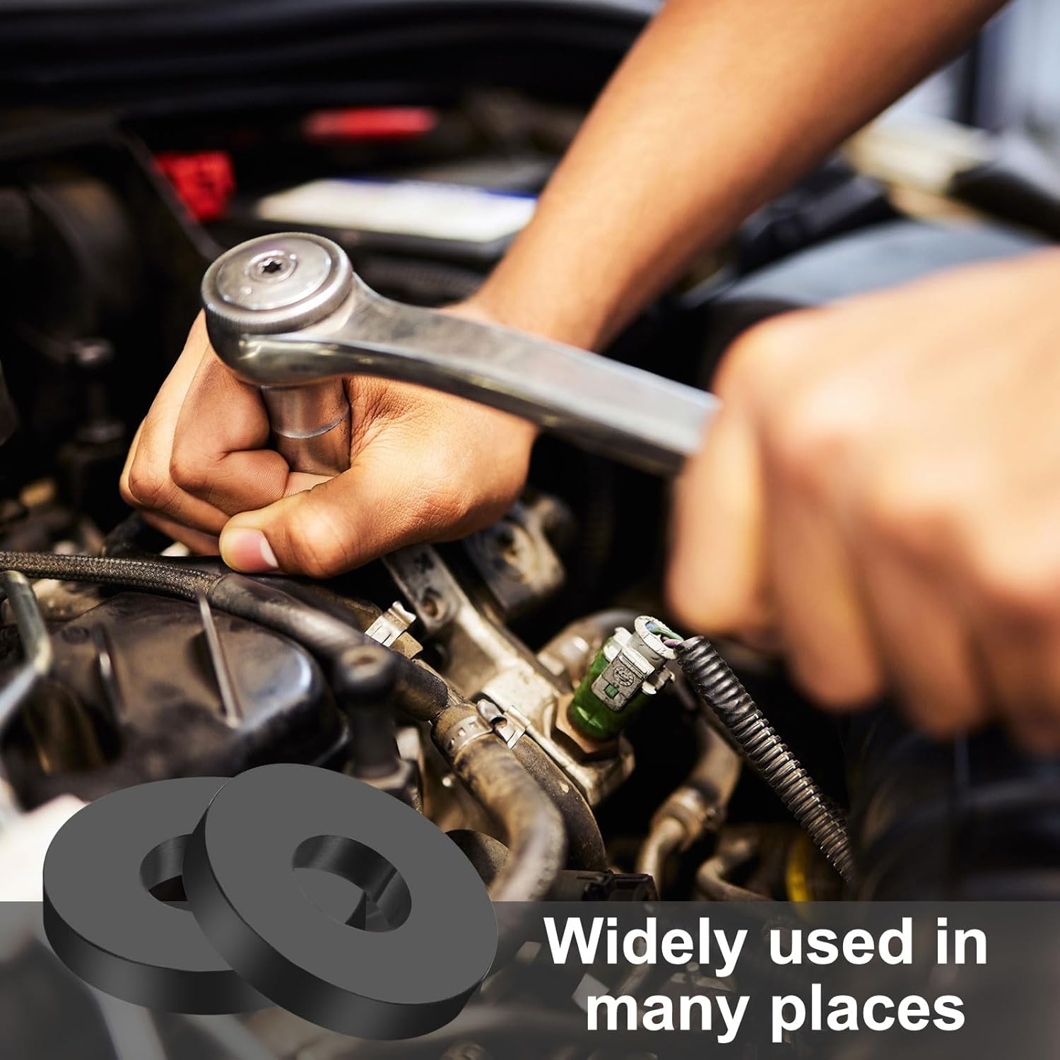 

PATIKIL Универсальные резиновые прокладки, 40 шт. 12 мм ID x 30 OD x 5 мм T Неопреновые круглые антивибрационные изоляционные прокладки Изолятор Резиновые втулки Прокладка