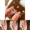 Zirconia Luxurious Minimalist Crown Ring For Women Perfect For Style Everyday