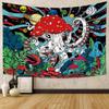 Fairy Tale Forest Tapestry Wall Hanging Fantasy Magic Mushroom Aesthetic For Kids Girls Bedroom Living Room Dorm Party Decor