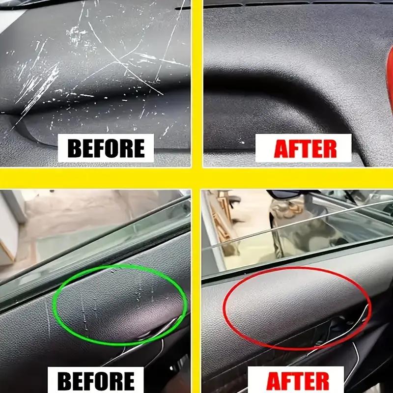 Car interior scratch repair kit - plastic and dashboard polish, leather seats and tire renewal frost, Vehicle maintenance