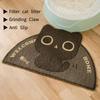 Minimalist Silk Cat Litter and Feeding Mat - Trap, Cute, Easy to Clean