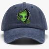 Alien Printed Alien Printed Baseball Cap Vintage Washed Unisex Sun Hat  Hiking
