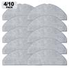 4/10pcs For Eve RookS/ For R1D Edge Robot Vacuum And Mop Replacement Parts Mop Cloth Rag Home Appliance Parts Household Supplies