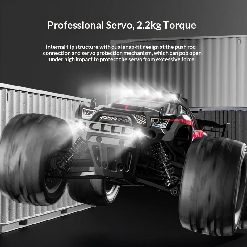 New Kf15 Four-Wheel Drive High-Speed Rc Car 1:16 Scale Remote Control Big Foot Climbing Off-Road Vehicle Racing Drifting Toy Car