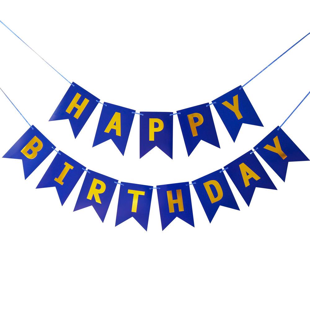 Banner Coda di Pesce Buon Compleanno - Decorazione per Festa di Bambini