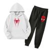 Unisex Kids Hoodie and Jogger Set with Graphic Print and Pockets for Everyday Wear
