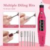 High-Speed Nail Sander Set Portable Nail Polishing Tool Nail Removal Tool  Nail Care