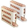 4 Layers Refrigerator Egg Dispenser Large Capacity Stackable Egg Organizer Refrigerator Egg Storage Box for Refrigerator Storage