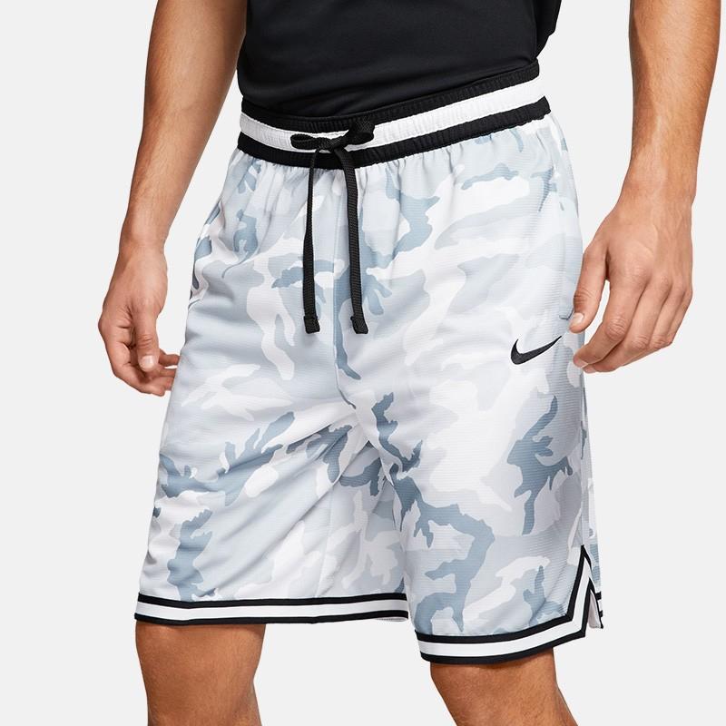 Nike Camouflage Side Stripe Basketball Shorts Men Bottoms Blue White BV7736-012