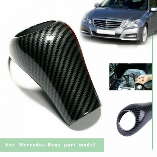 

For Mercedes-Benz W204 C E G GLS Class Carbon Fiber Gear Shift Knob Cover Trim