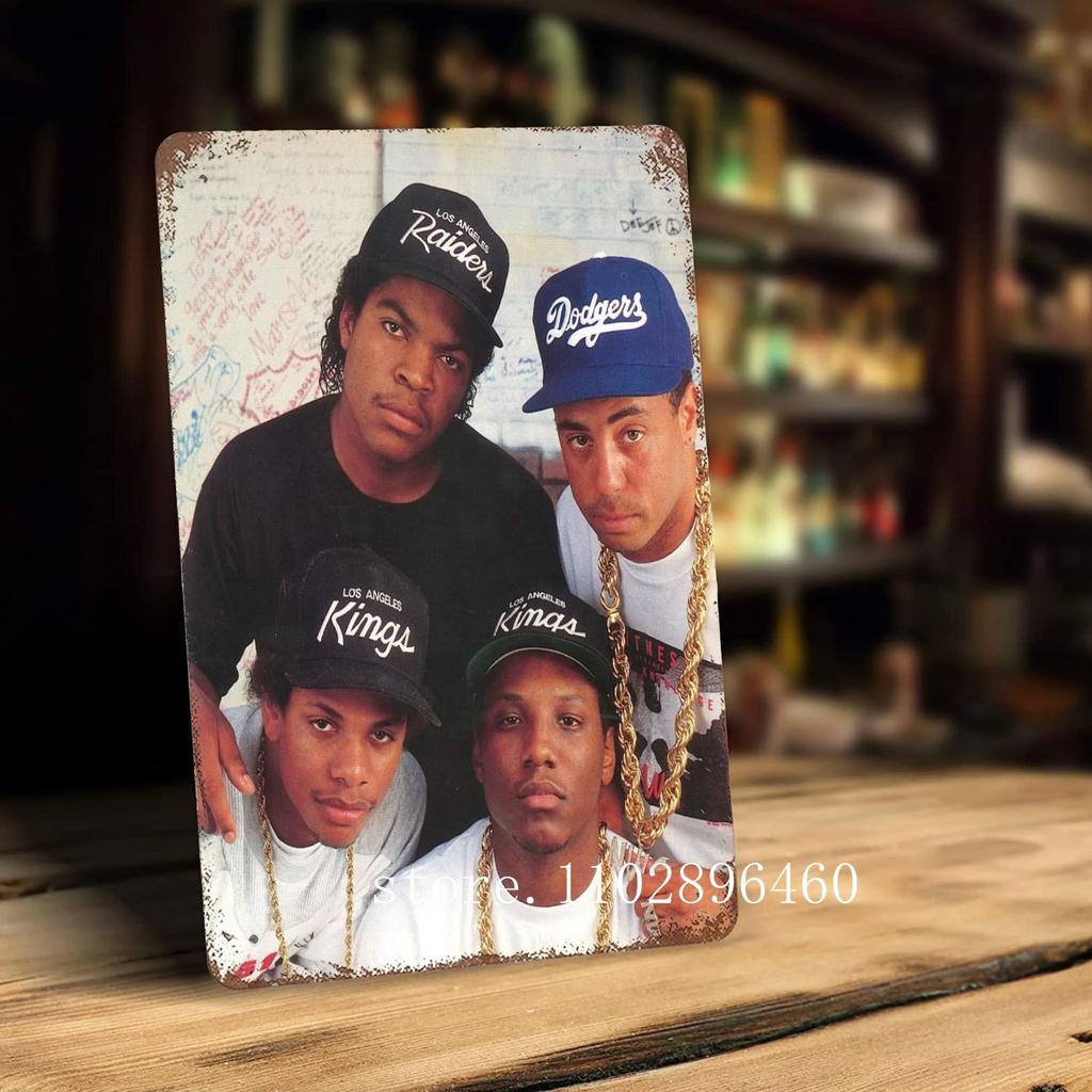 nwa Metal Plaques & Signs wall decor Vintage Tin Signs Captain Metal Poster Decor for Bar Pub Club Wall Decoration