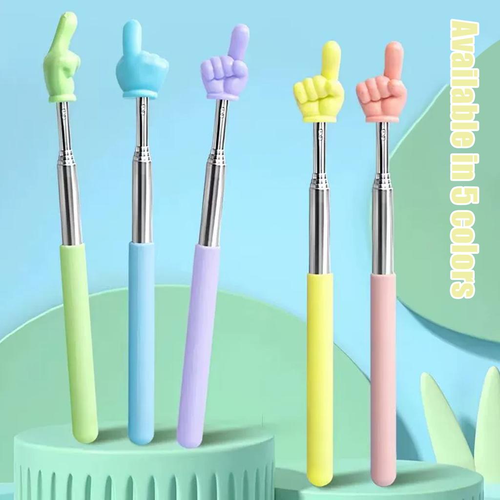 Zatahovací učitelská ukazovátka, předváděcí tyče do třídy, obušky, hračky pro rané vzdělávání, kreativní učební pomůcky a hračky(5ks)