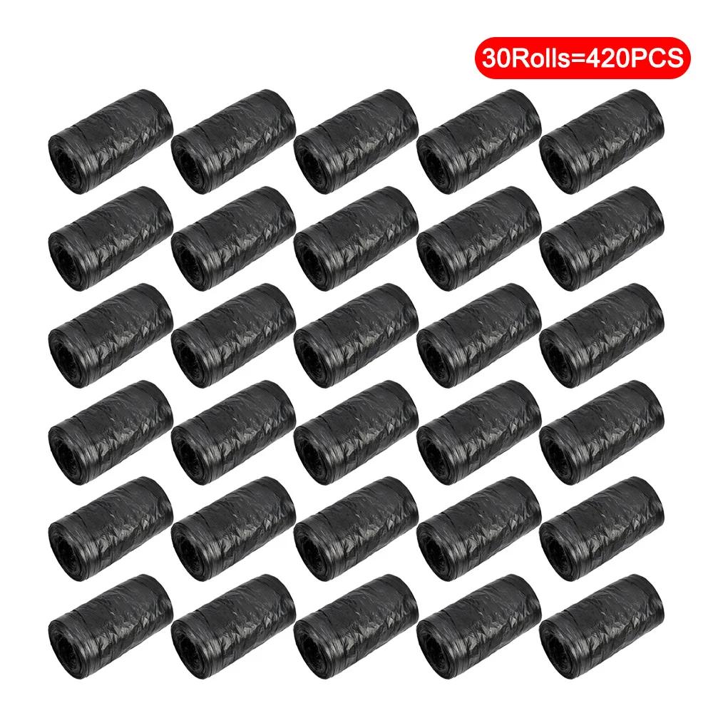 420PCS Garbage Bag Household Thickened Small Desktop Garbage Can Garbage Bags Disposable Trash Bags Kitchen Tools