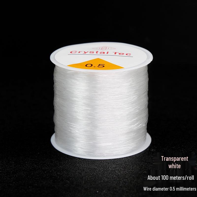 Transparent Elastic Cord for Beading and Jewelry - Wear-resistant, DIY Wenwan, Buddhist Bracelets