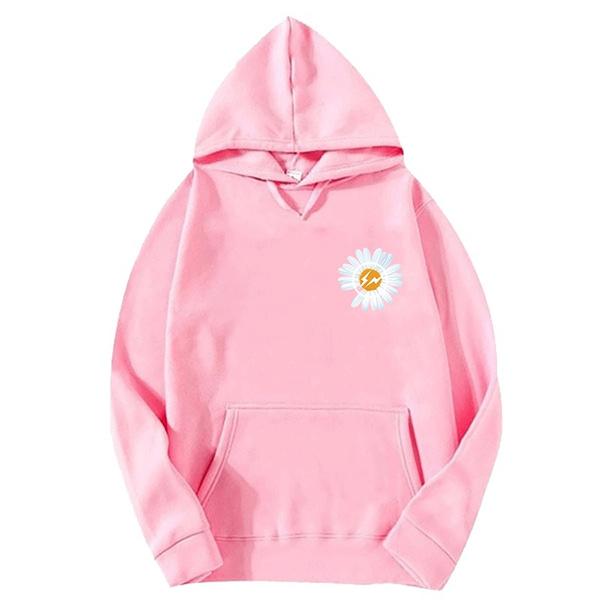 

Горячая Распродажа Женская Мужская Толстовка С Длинным Рукавом GD Peaceminusone G-DRAGON BIGBANG Little Daisies Уличная Хлопковая Толстовка С Капюшоном 7 Цветов