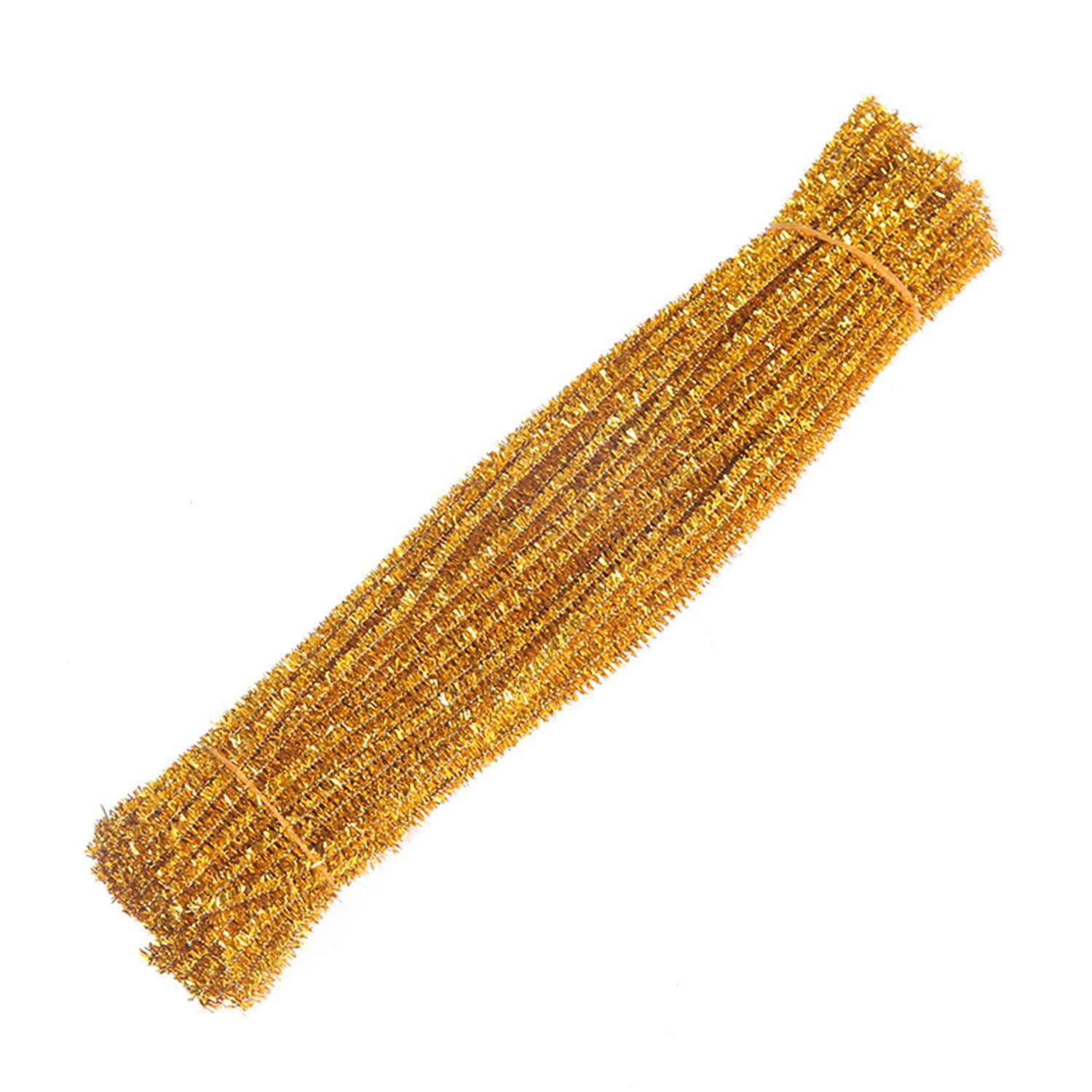 

Верхние торсионные стержни Проволочные палочки из мишуры Блестящие шенилловые стержни Чистящие средства Плюшевые принадлежности для рукоделия ADM золотистый