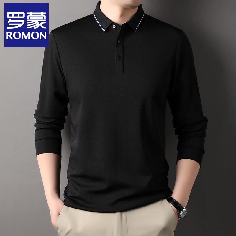 Luomeng Men s Long-Sleeve Polo Shirt L