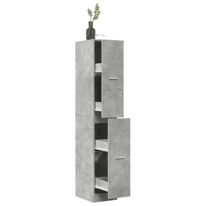 VidaXL Apothecary Cabinet Concrete Grey 30x41x174.5 Cm Engineered Wood, Apothecary Chest, Apothecary Furniture, Chest To 3309630