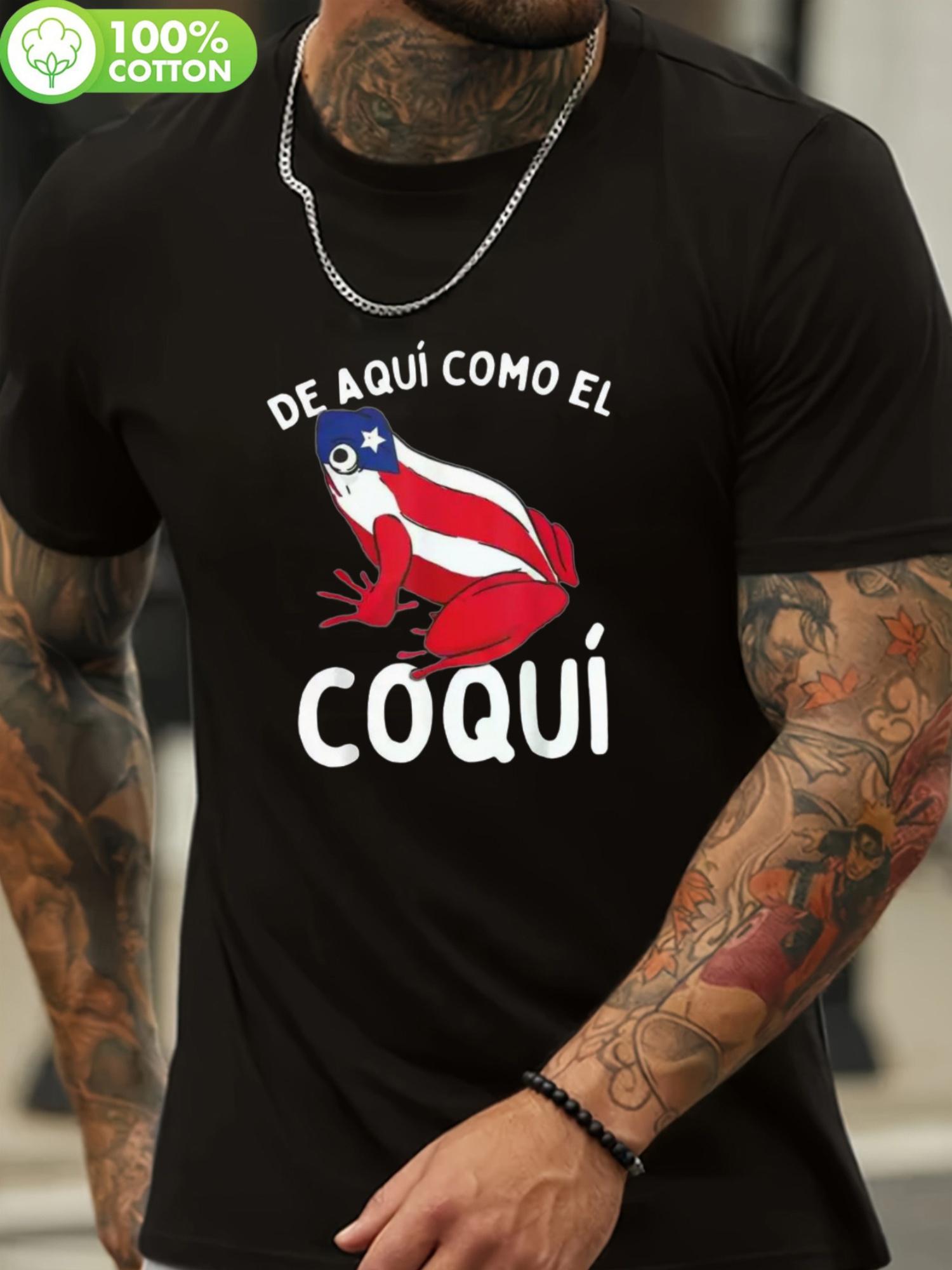 Patriotic Frog Graphic T-shirt - 100% Cotton L