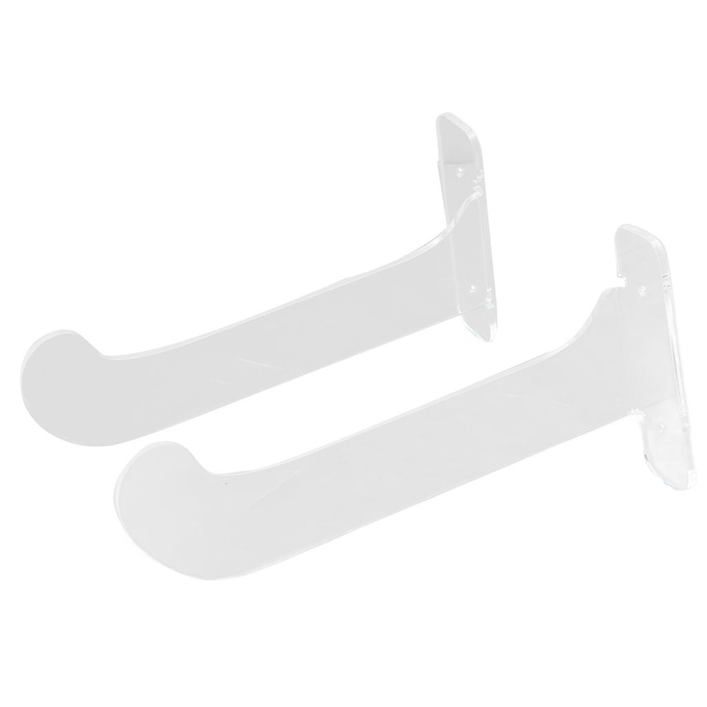 1Pair   Mat Wall Mount Holder Acrylic   Mat Wall Hanger Storage Rack Household Exercise   Mat Bracket
