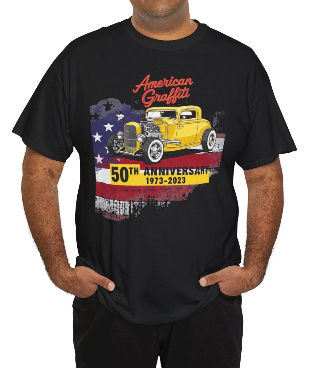 

American Graffiti 49Th Anniversary 1973 2023 Signature T-Shirt 2XL