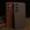 Für SAMSUNG S23 FE HÜLLE Crazy Horse Textur Echte Lederhüllen S24 S20Ultra S22 S21FE Handyhülle Capa Retro Schutzhülle