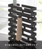 Yamazaki Jitsugyo 2361 Wide Black Approx. W30 x D10 x H43cm BRICK Umbrella Stand Can also hold folding umbrellas
