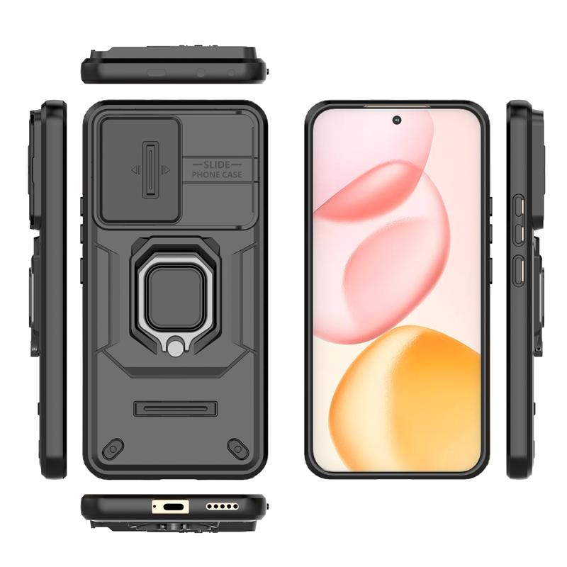 Push Window Phone Case For Honor 400 5G Anti-knock Ring Holder Magnetic Cover For Honor 400 Pro 400 Lite Case For Honor 400 Case